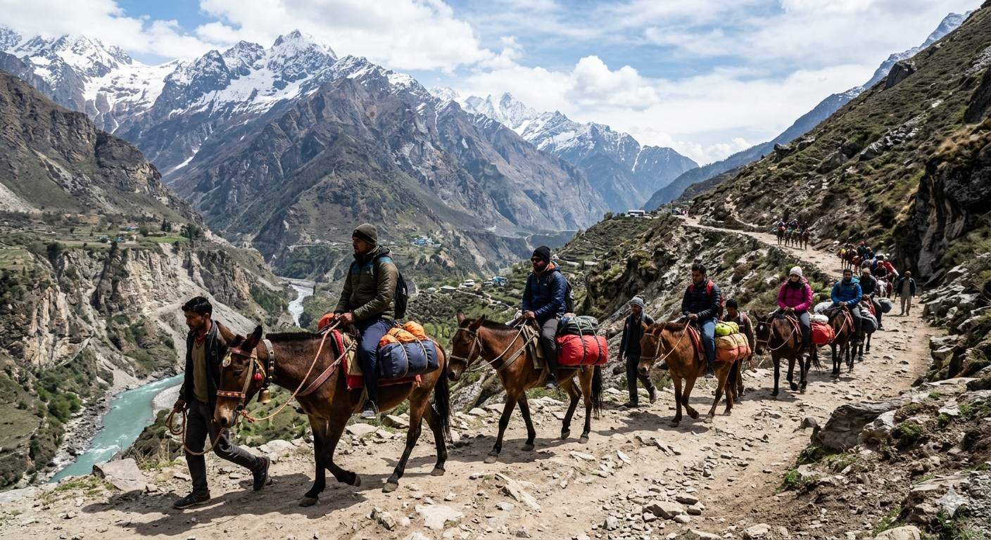 शासन द्वारा श्री केदारनाथ, यमुनोत्री, हेमकुंट साहिब एवं आदि कैलाश यात्रा मार्गों पर अश्ववंशीय पशुओं के संचालन हेतु जारी की गयी नई एसओपी